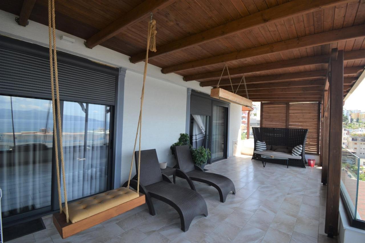 Luxury Penthouse B&E Sarandë Exterior foto