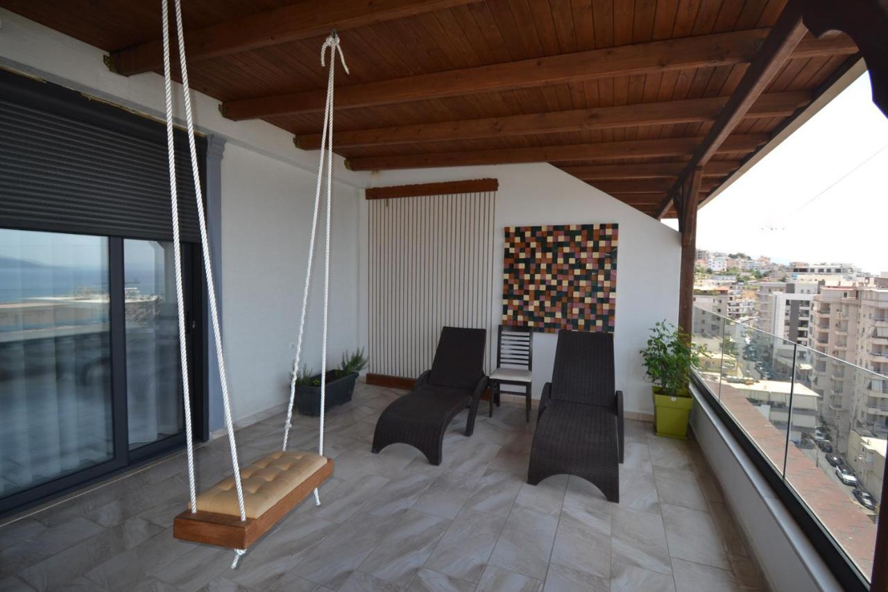Luxury Penthouse B&E Sarandë Exterior foto